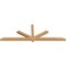 Ekena Millwork Kennewick Timber Gable Bracket, Western Red Cedar, 96"W x 32"H x 3 1/2"D x 3 1/2"F, 8/12 Pitch GBW096X32X0404KEN00SWR - alternate 4